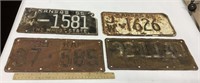 4-Kansas license plates