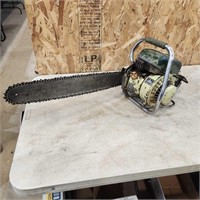22" Pioneer 650 Chainsaw as is, good compression