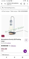 Floating bulb lamp