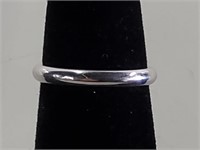 10% Iridium & Platinum Ring 4.41Gr Size 6
