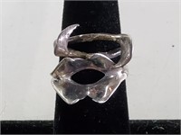 2 Sterling Silver Rings 6.6Gr Tw