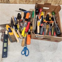 Screwdrivers, various tools