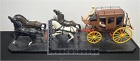Wells Fargo Model Horse & Stagecoach