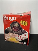 Retro Bingo Game with Plastic Cage