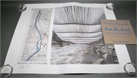 Christo & Jeanne-Claude "Over The River" Signed +
