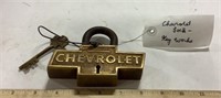 Chevrolet lock & key - works