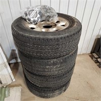 4 - Ford 8 Bolt Rims Tires Shot