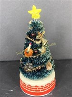 Vintage Japanese Tin Battery Christmas Tree