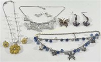 Costume Jewelry: Butterflies & Flowers