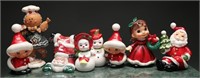 Vintage Christmas Figurines & S&P Shakers (8)