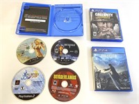 PS4 PS3 PS2 Video Game LOT Call of Duty, Final