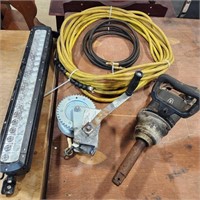 Air hoses, winch, 1" impact, led light As Is