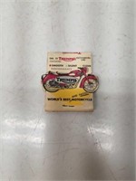 Triumph Motorcycle Matchbook Cover