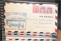 1930's First Flight Air-Mail Franked Envelopes +