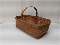 Antique Wooden Slat Picnic Fruit Basket