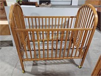 Solid Oak Baby Crib