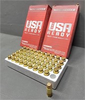 100 Rounds - 40 S&W 165gr - Winchester