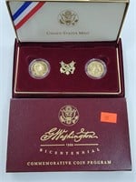 1999 Gold G. Washington Bicentennial $5 Coin Set