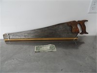 Antique hand saw 29 inches long