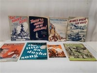 WW2 And Cowboy Western Themed Sheet Music