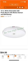 15" motion sensor flush light