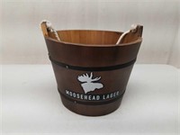 Moosehead Beer Wooden Bucket