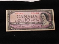 1954 Canadian $10 Bill