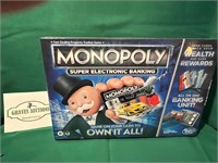 New Monopoly Super Electronic Banking Unopened