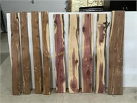 (9) Cedar Wood Boards