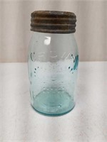Aqua Imperial Pint Fruit Jar