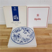 Vintage Spode Blue Room Clifton Cake Plate