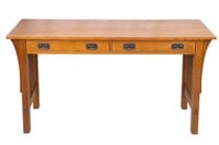 Stickley Oak Arts & Crafts Mission Sofa Table