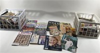 (2) Crates Full of Quilting Magazines & Books