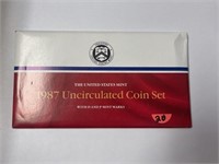 1987 Uncirculated coin set