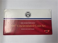 1987 Uncirculated coin set