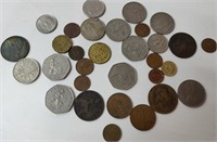 Assorted Older Coins & Tokens