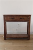 SOLID WOOD ONE DRAWER SIDETABLE