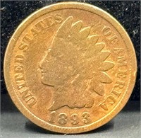 1893 Indian Head Penny