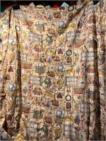 Quilt 46x72” has foot pocket on back