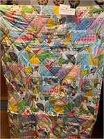 Handmade Child’s Quilt 43x60