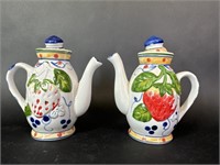 Pair of Small Ceramic Tea Pots