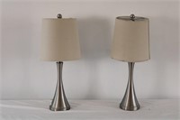 PAIR OF SIDE TABLE LAMPS