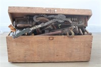 COLLECTION OF ANTIQUE DOWELS, FINIALS, ETC.