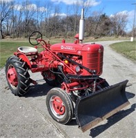 1951 Farmall Super A with Hydraulic Snow Plow