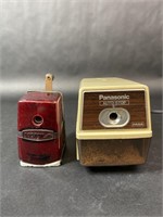 One Electric & One Manual Pencil Sharpener