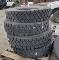 (4) Truck Tires - 285/75R24.5