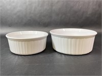 Two Corning Ware Bowls