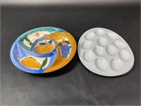 Fruit Platter & Deviled Egg Platter