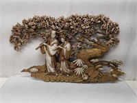 Large Asian Wall Plaque