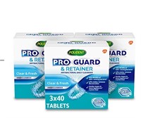 SEALED-Polident ProGuard & Retainer Cleaning Table
